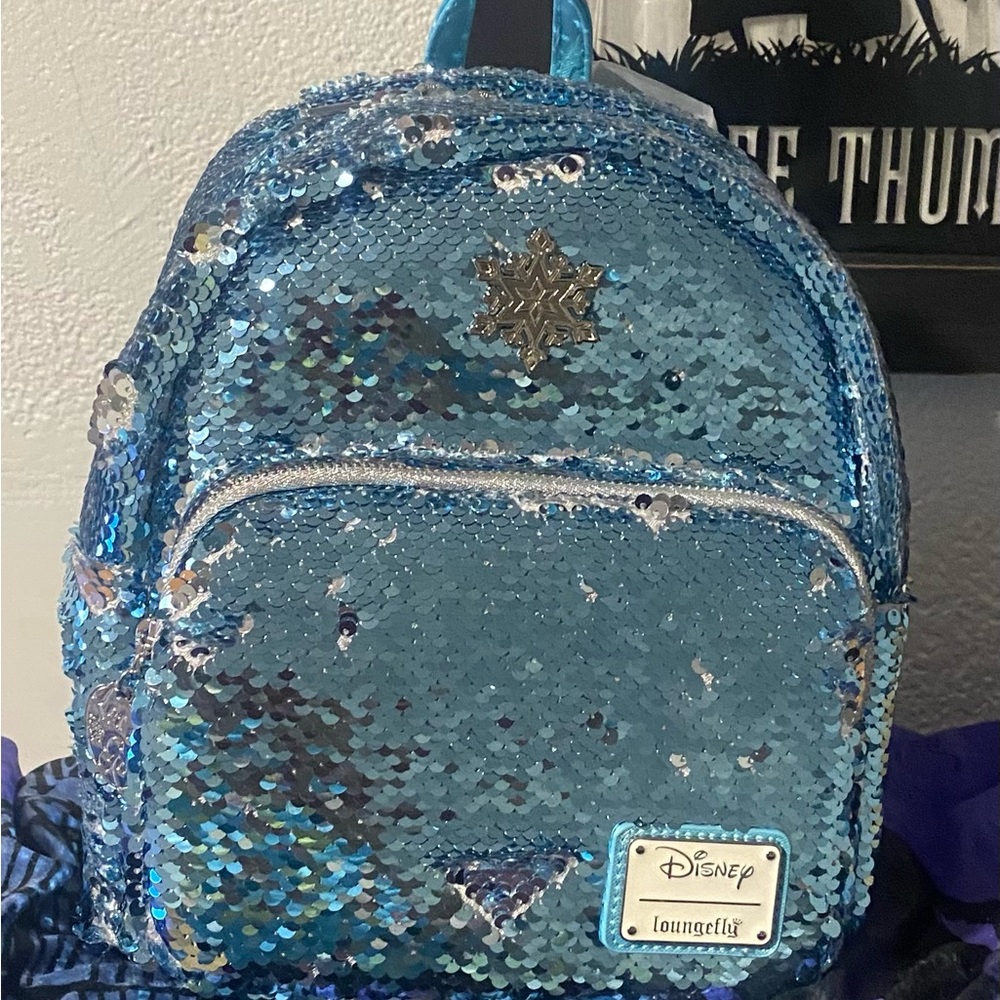 Disney Loungefly Frozen with sequins HTF